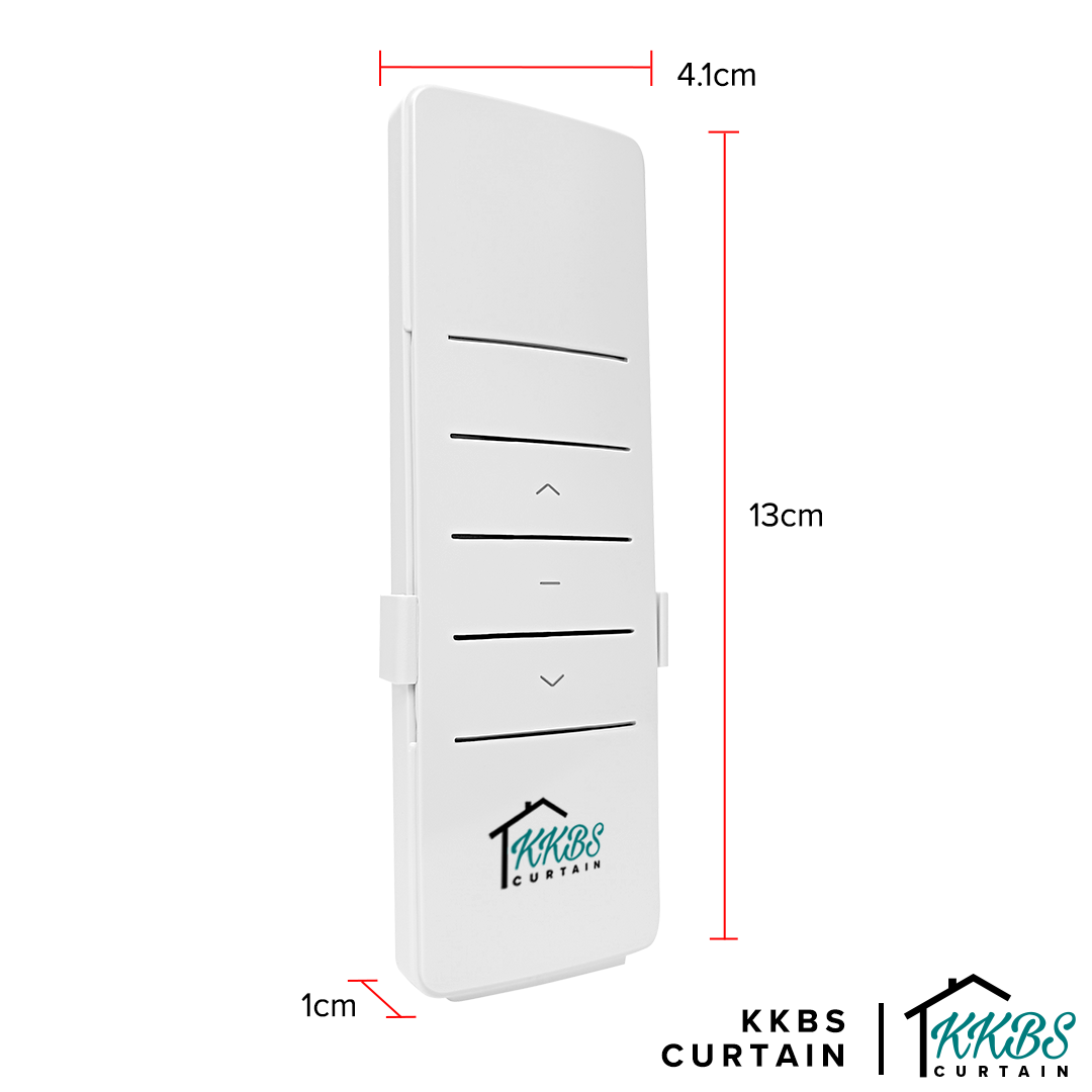 Track Langsir Bermotor Smartony Alat Kawalan Jauh Tunggal
