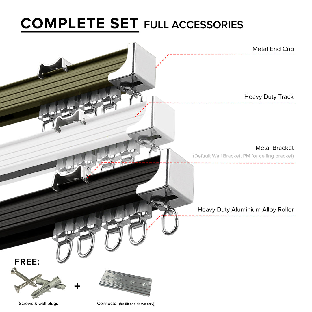 Avery Heavy Duty Curtain Track Double