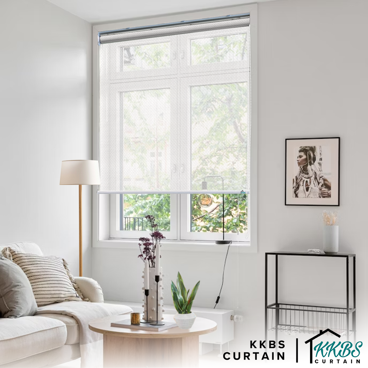 Tirai Roller Pelindung Matahari Akiko Dibuat Tersuai