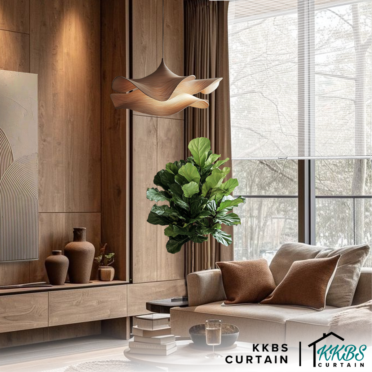 Tirai Sarang Lebah Tipis Kotaro 38mm Dibuat Tersuai