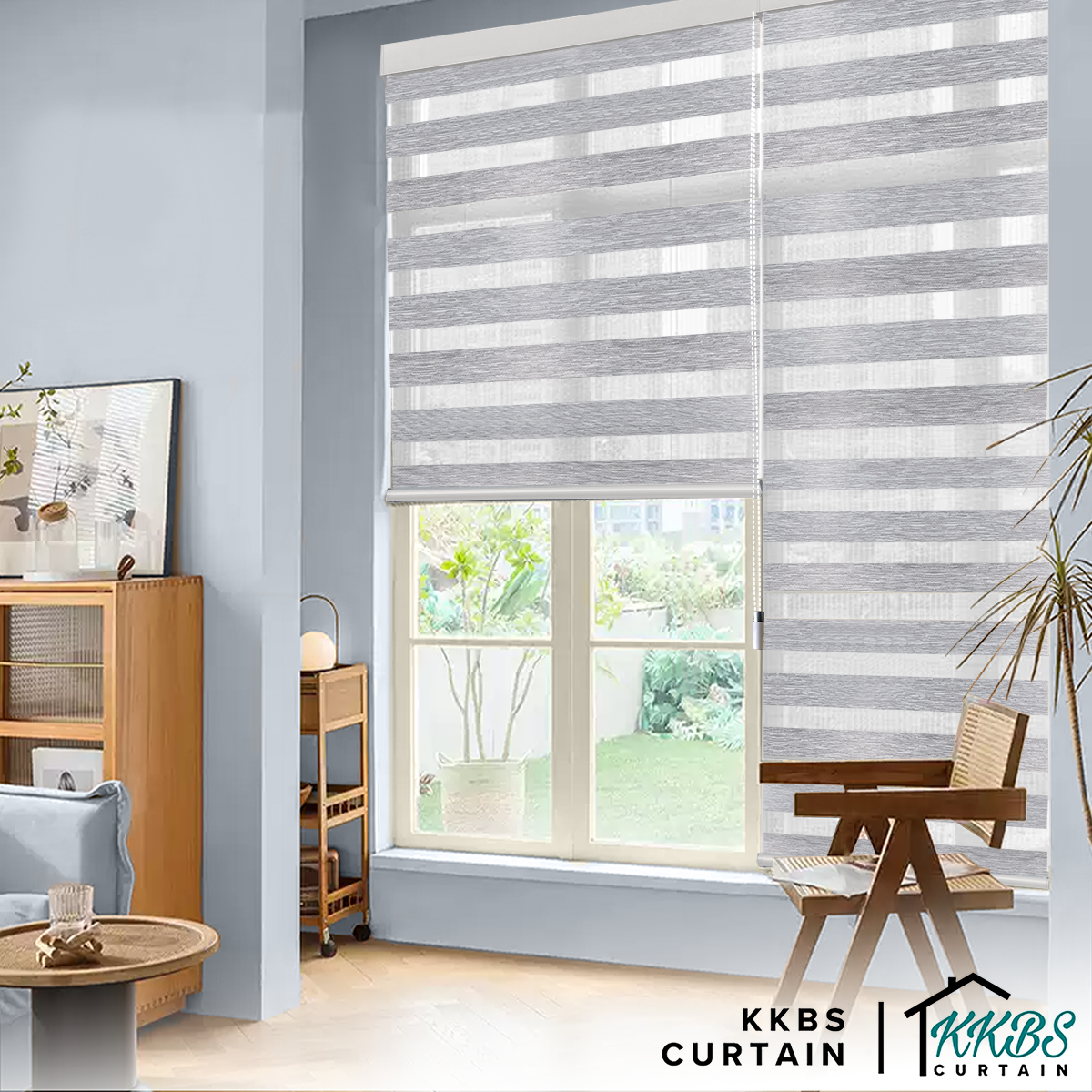 Carlito Blackout Zebra Blinds Dibuat Tersuai