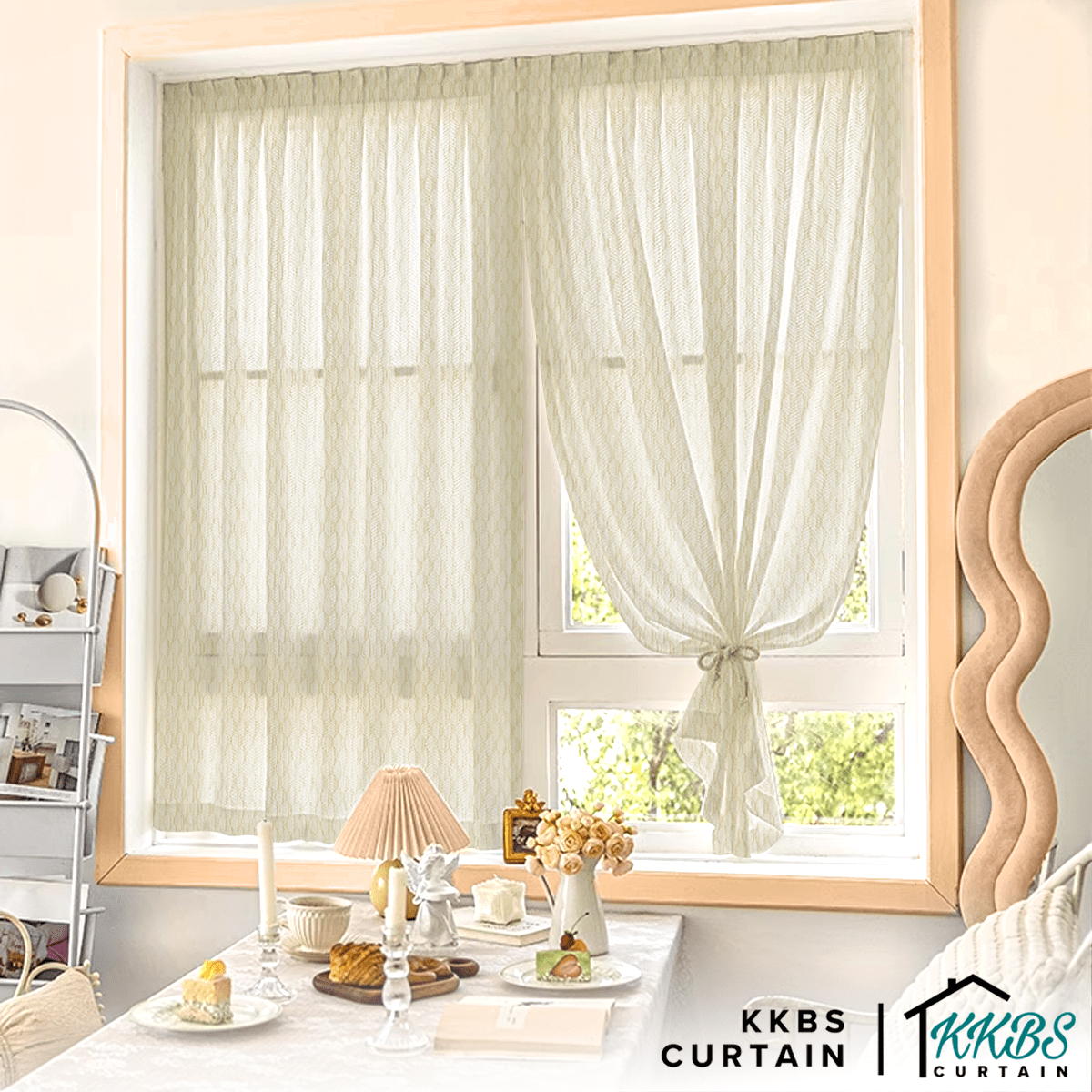 Tanoka Sheer Curtain Custom Made