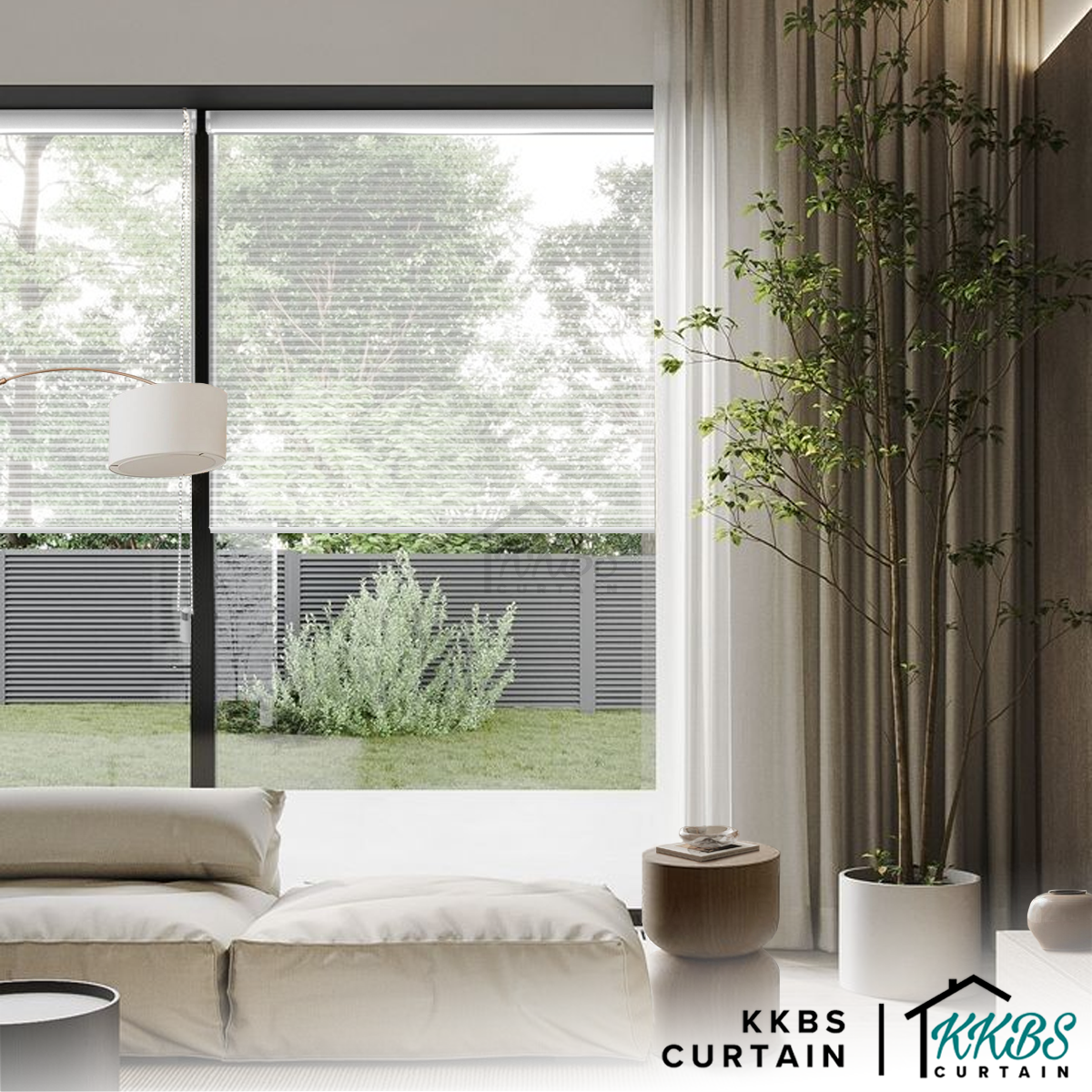 Tirai Sarang Lebah Tipis Kotaro 38mm Dibuat Tersuai