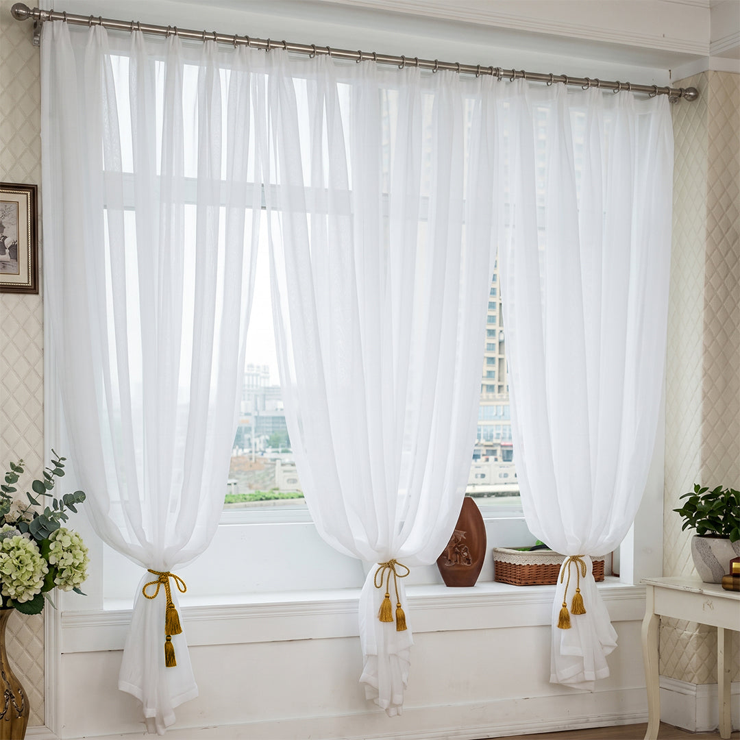 Bianca Sheer Fabric 60" Cut by Meter
