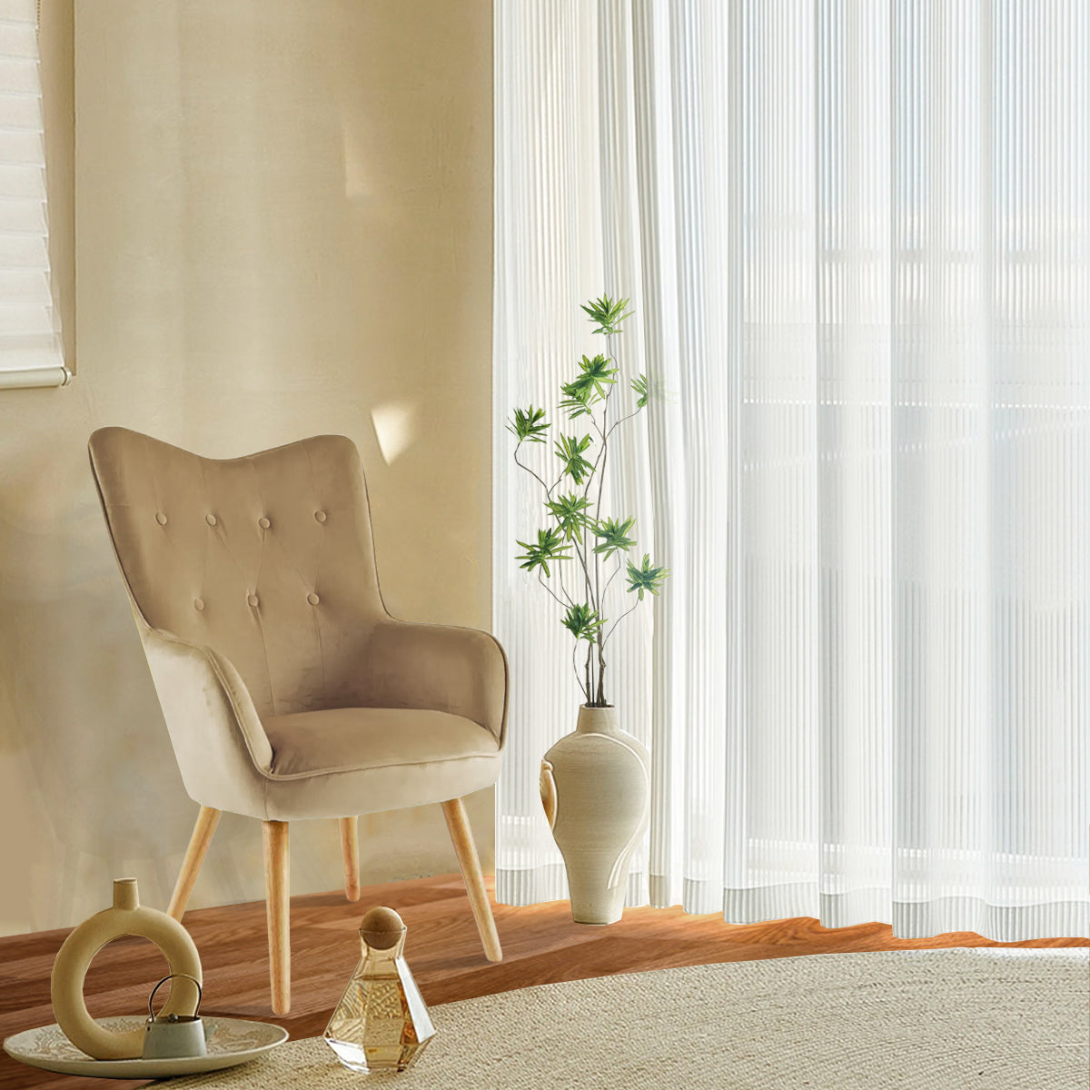 Vertica Sheer Curtain Ready Made