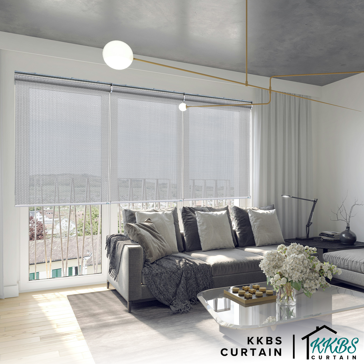 Tirai Penggelek Pelindung Matahari Theroto Dibuat Tersuai