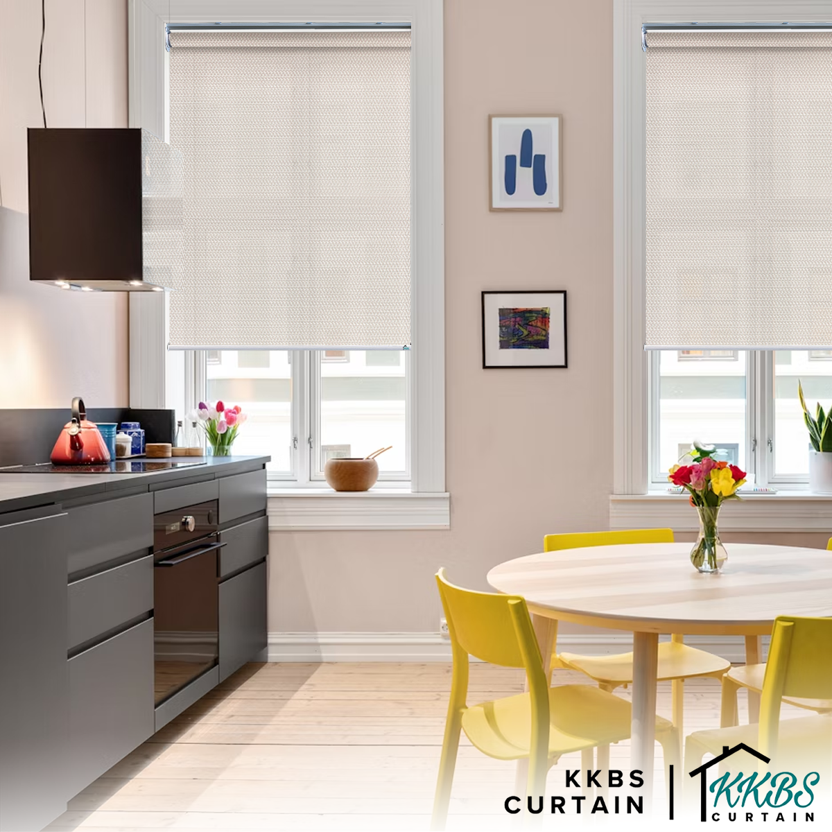 Sanillo Sunscreen Roller Blinds Dibuat Tersuai