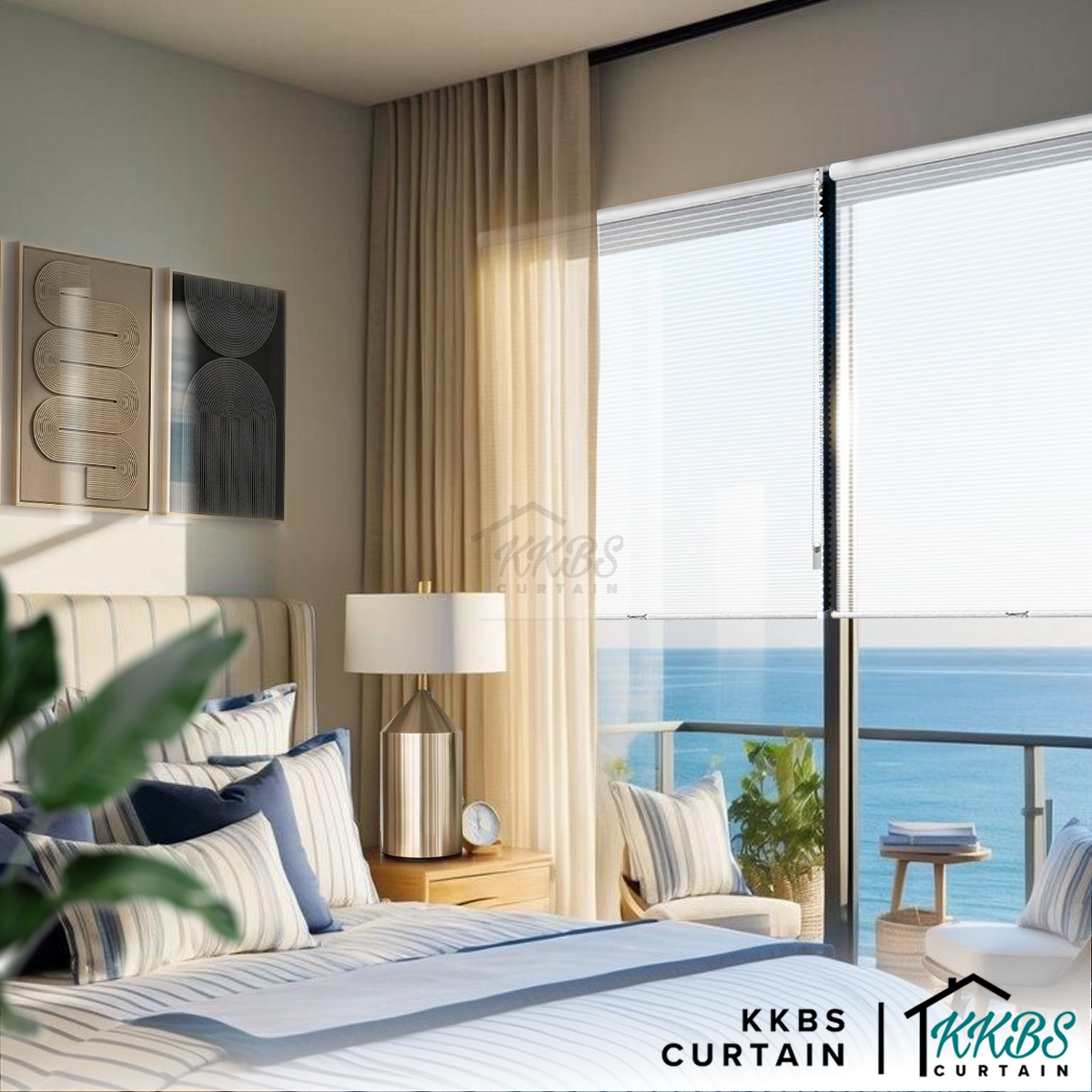 Tirai Sarang Lebah Tipis Kotaro 38mm Dibuat Tersuai