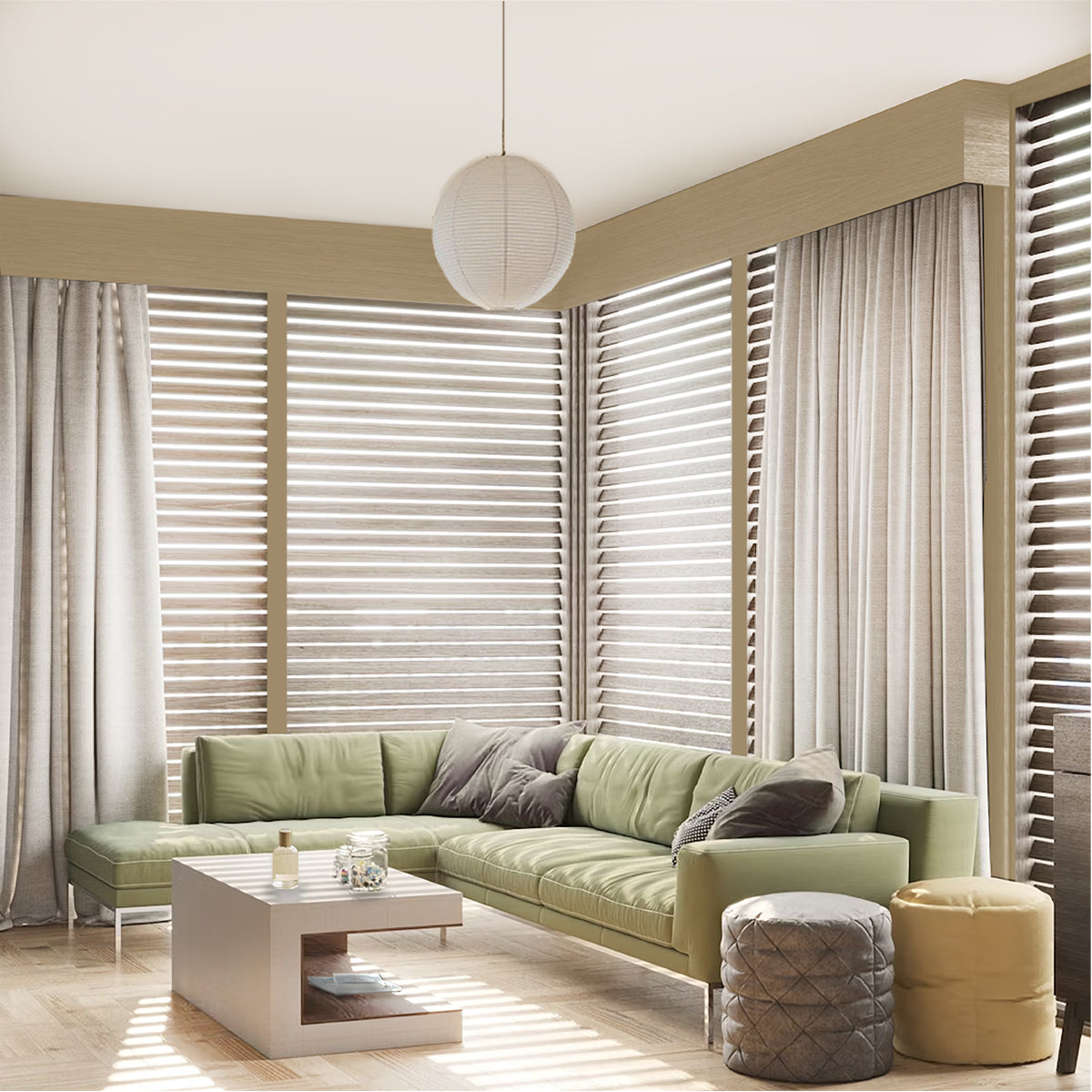 Nezuko 50mm Waterproof Faux Wood Blinds Custom Made