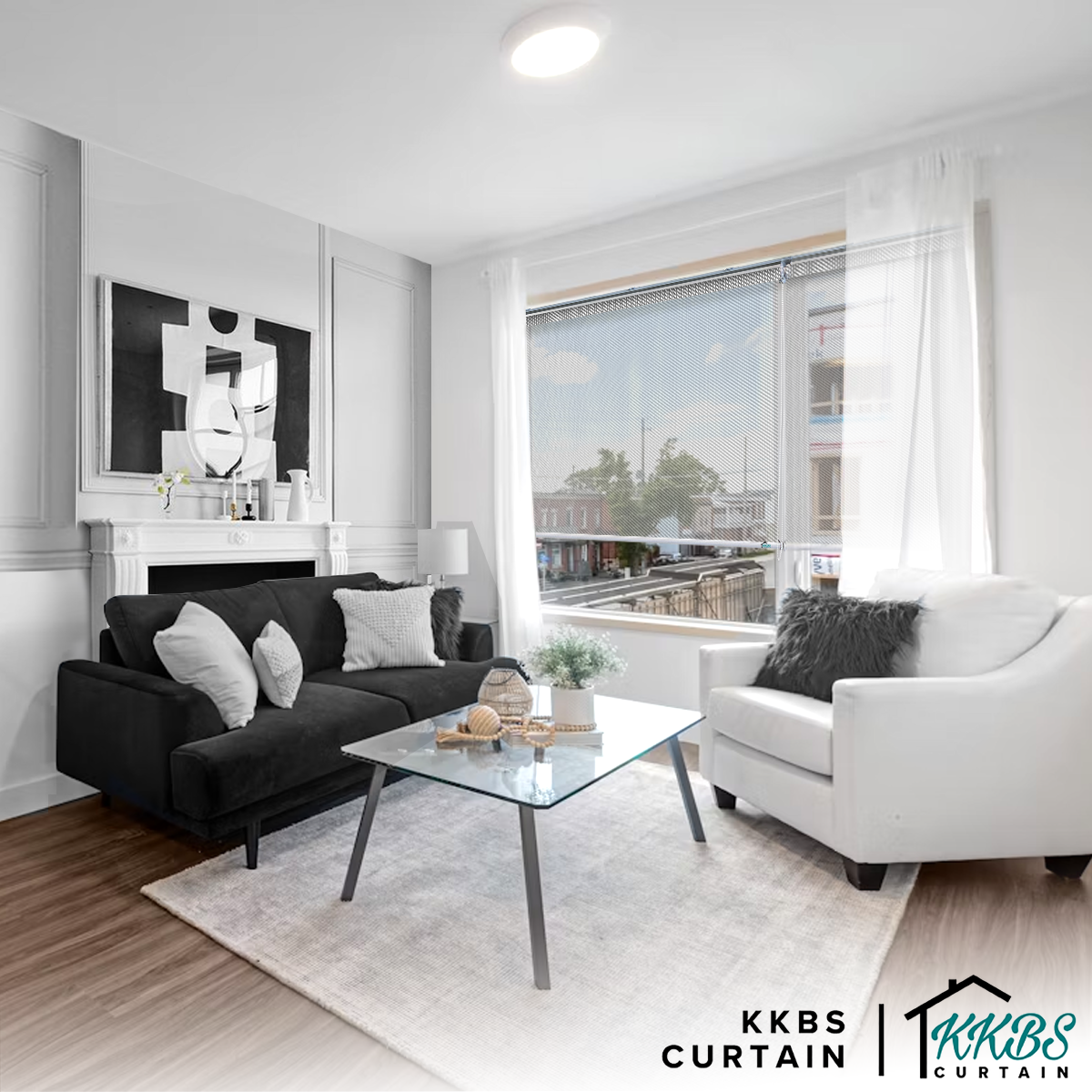 Tirai Roller Pelindung Matahari Akiko Dibuat Tersuai