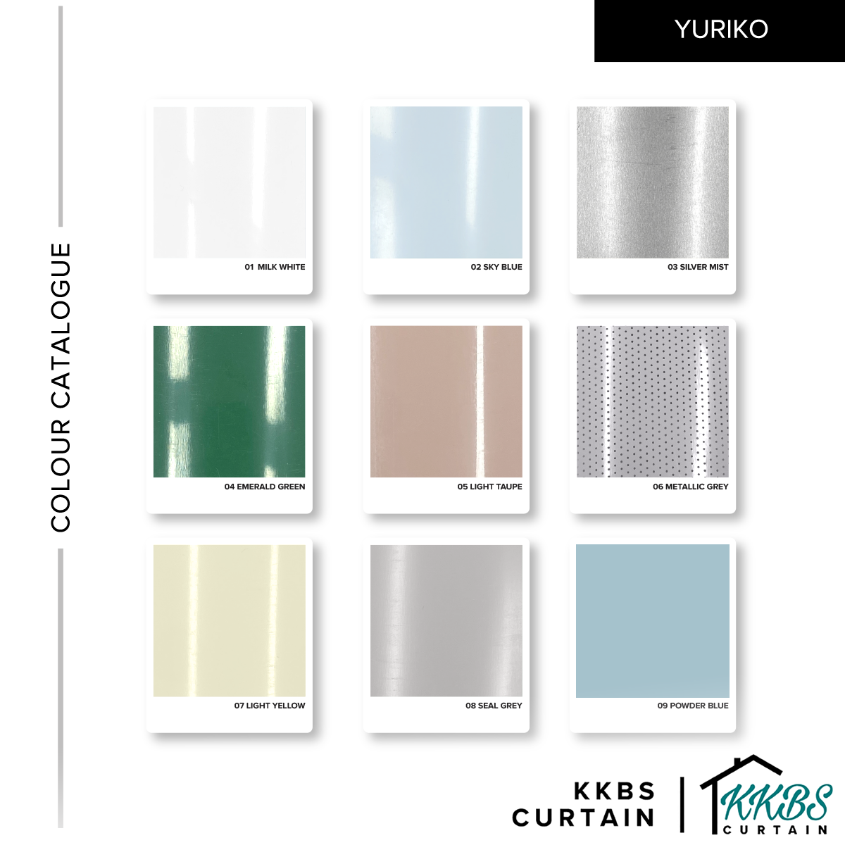 Bidai Venetian Yuriko 50mm Dibuat Tempahan