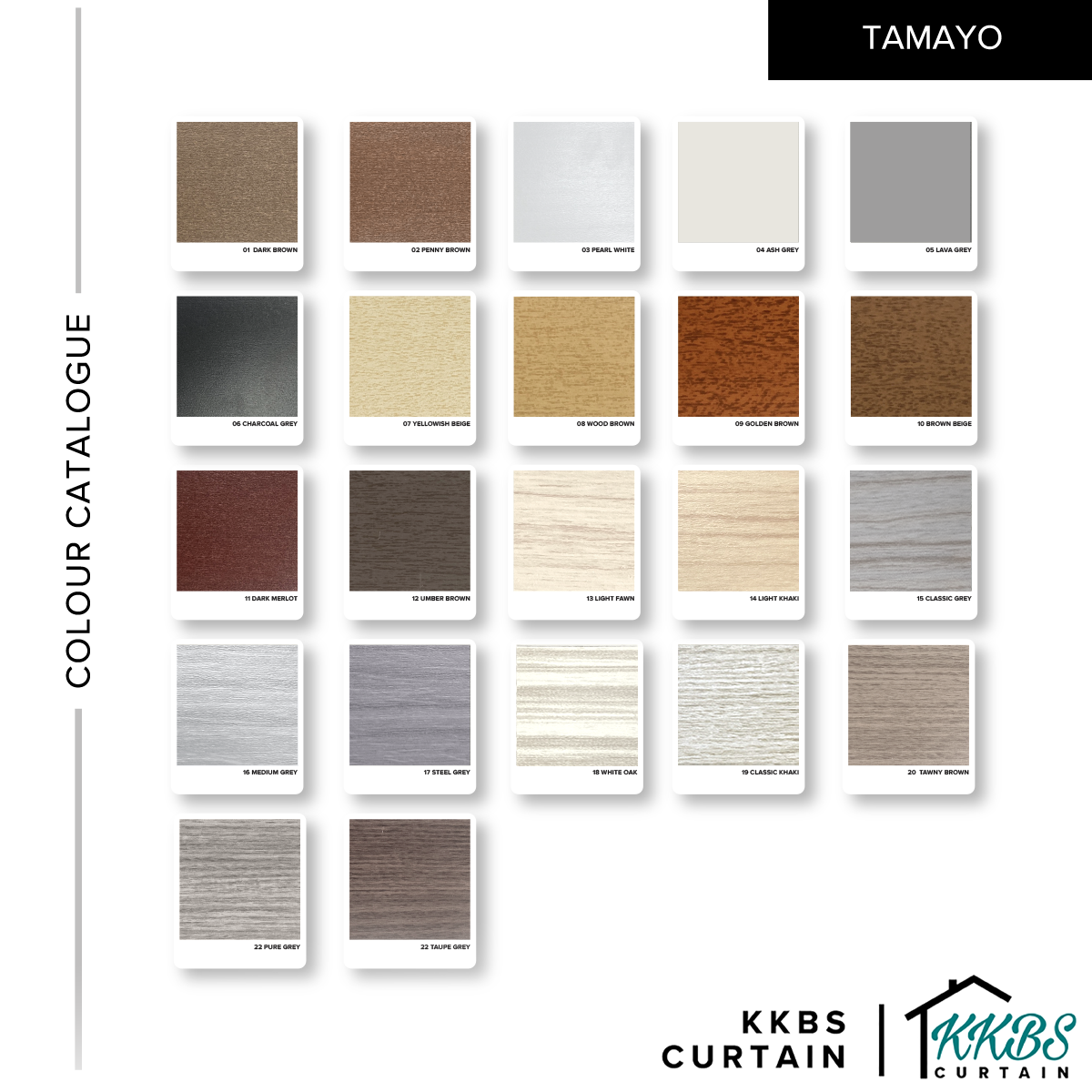 Bidai Kayu Tamayo 35mm Dibuat Tersuai