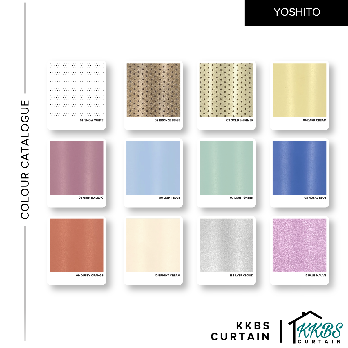 Tirai Venetian Yoshito 25mm Dibuat Tersuai