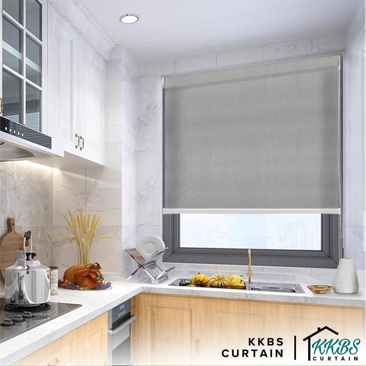 Tirai Roller Pelindung Matahari Navarro Dibuat Tersuai