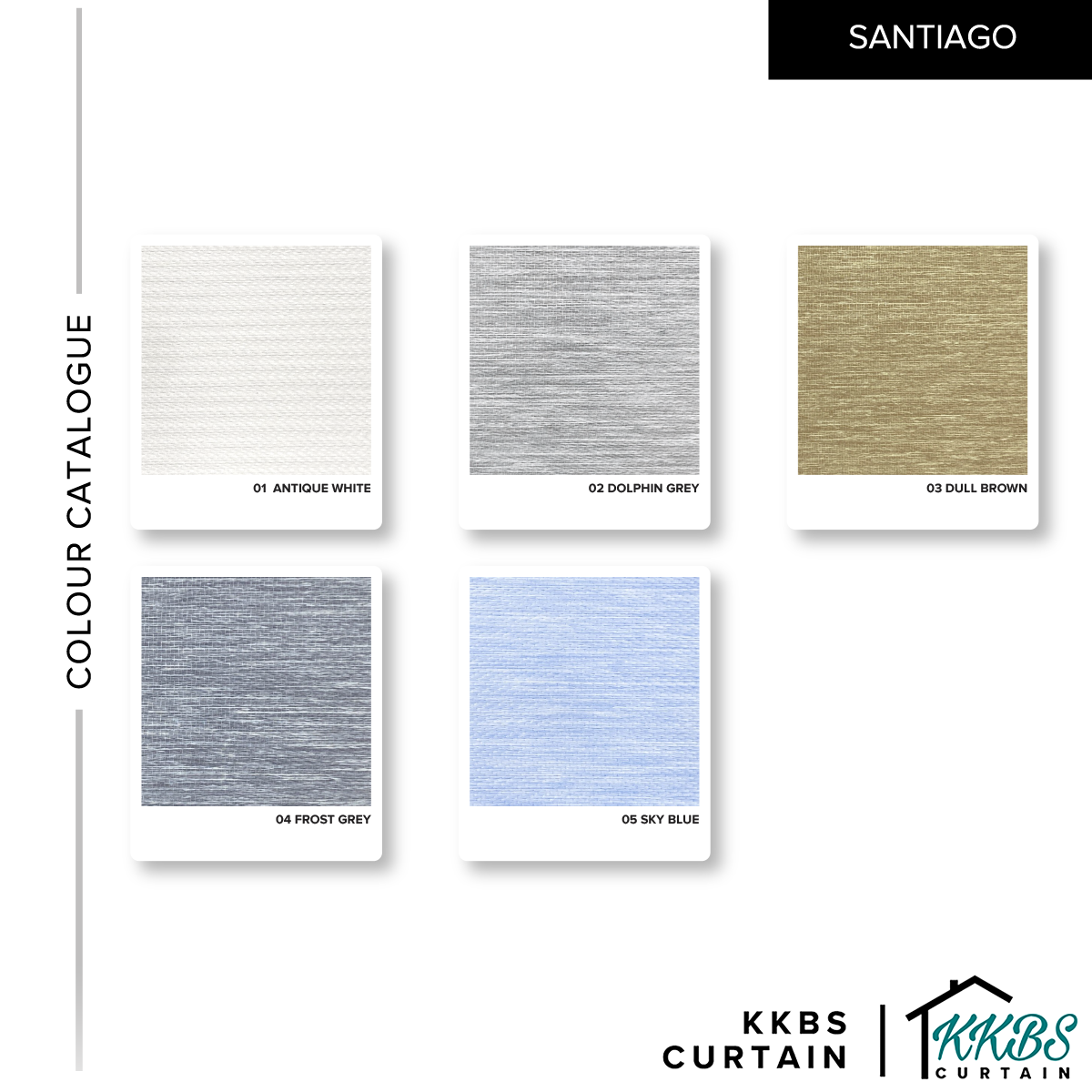 Tirai Zebra Semi Blackout Santiago Dibuat Tersuai