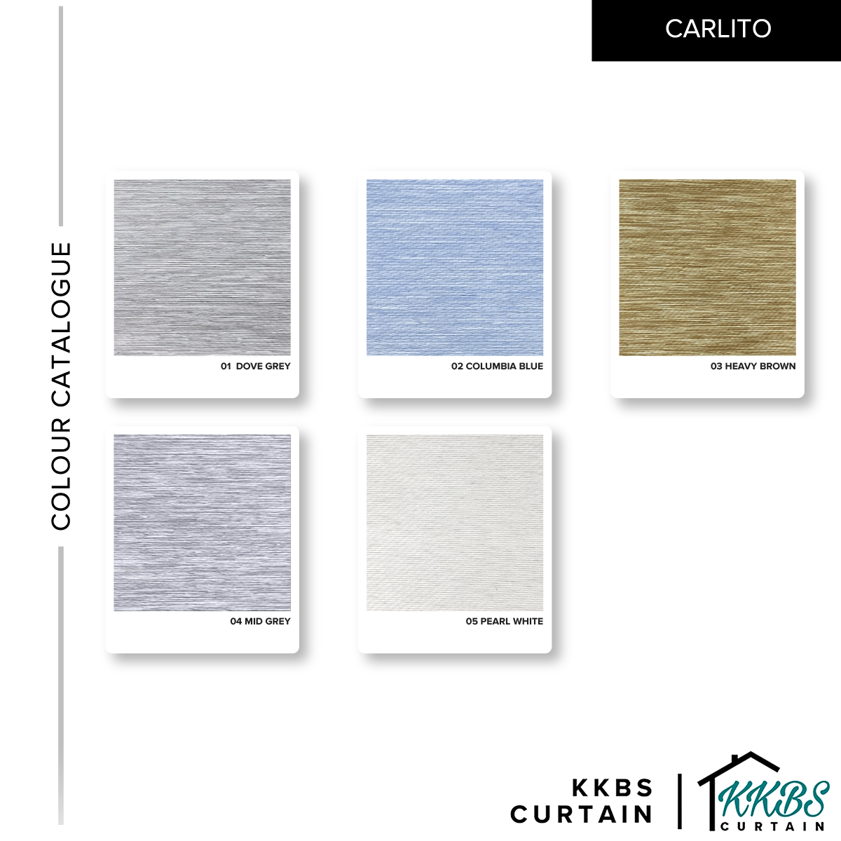 Carlito Blackout Zebra Blinds Dibuat Tersuai