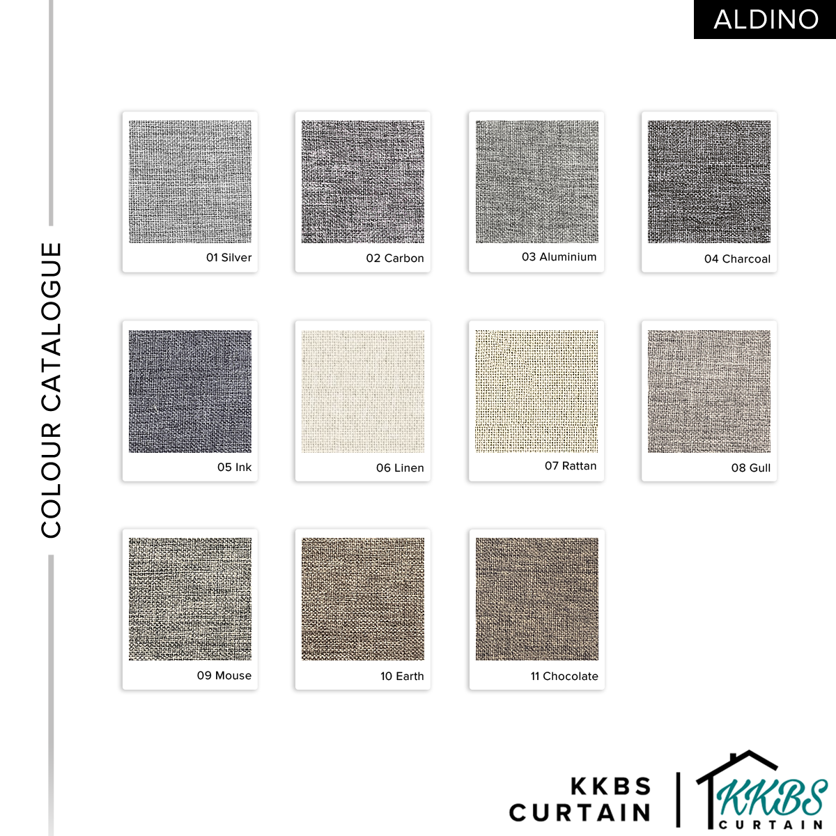 Tirai Blackout Aldino Buatan Tersuai