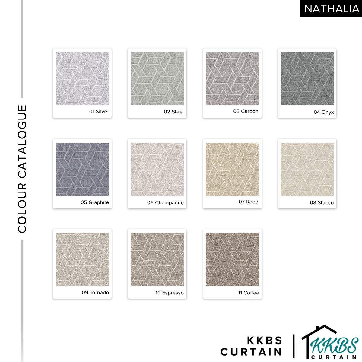 Tirai Blackout Nathalia Custom Made