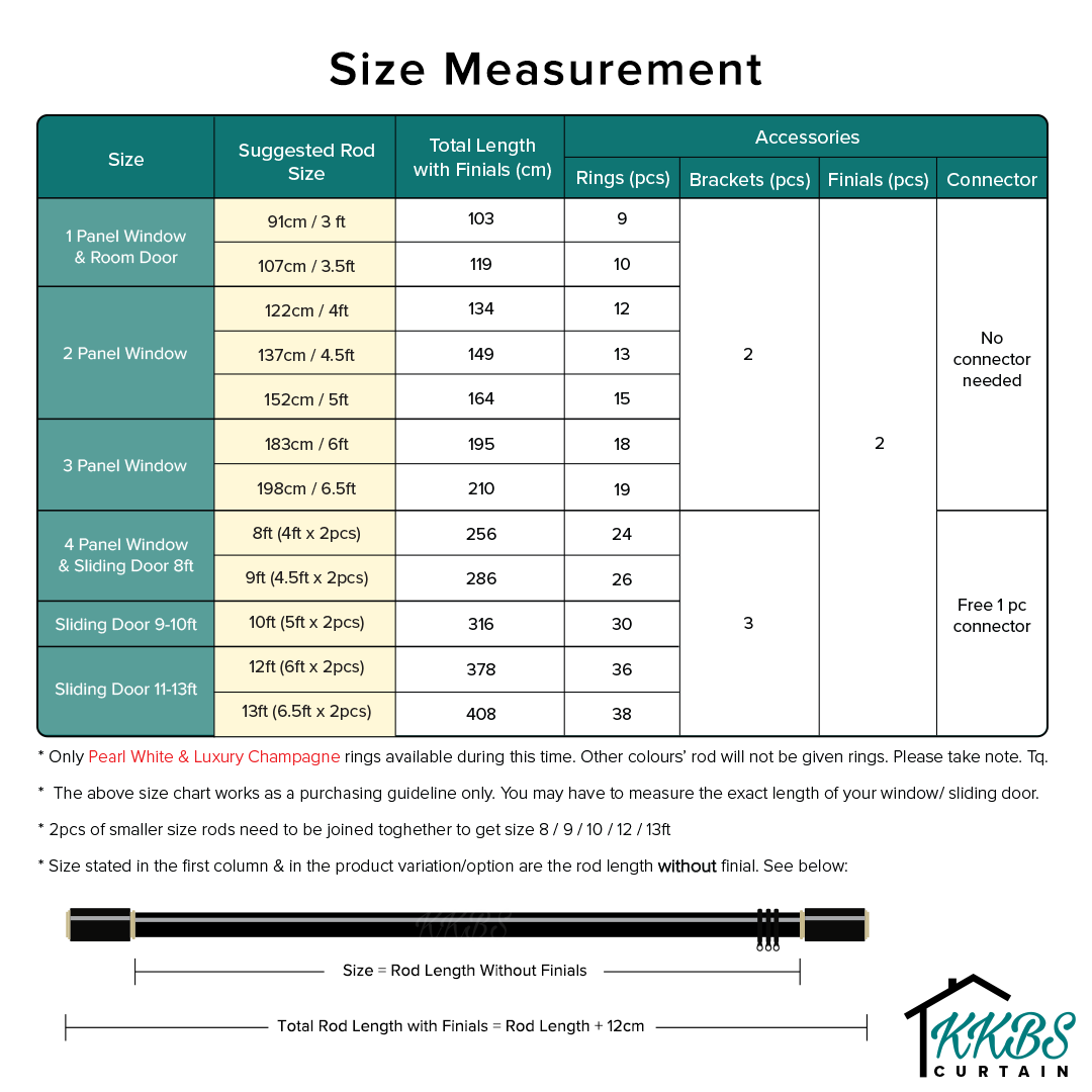 Morandy 窗帘杆双杆全套