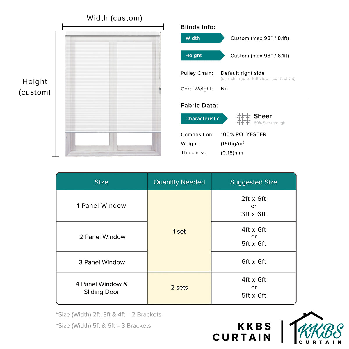Tirai Sarang Lebah Tipis Kotaro 38mm Dibuat Tersuai