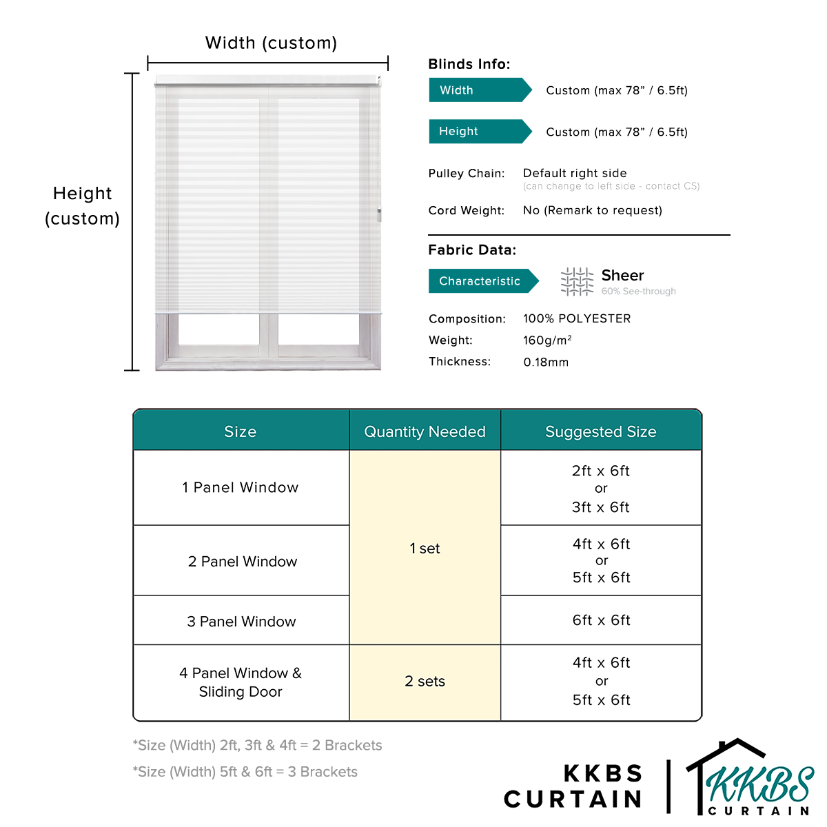 Tirai Sarang Lebah Tipis Kotaro 38mm Dibuat Tersuai