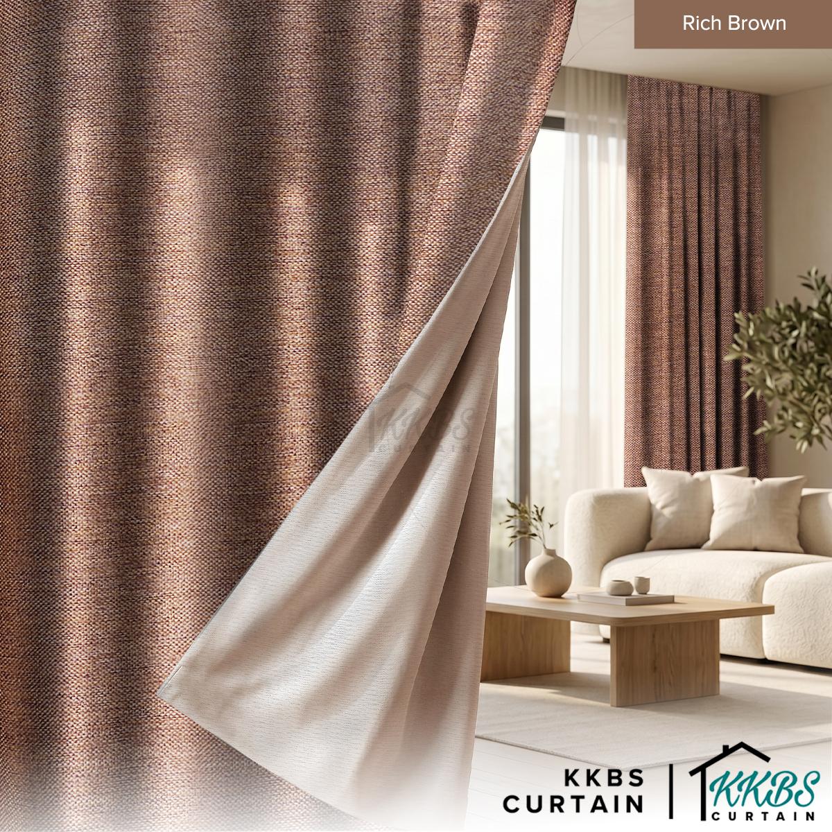 Takumi 95%+ Blackout Ready Made Curtain Hook & Eyelet Standard Width