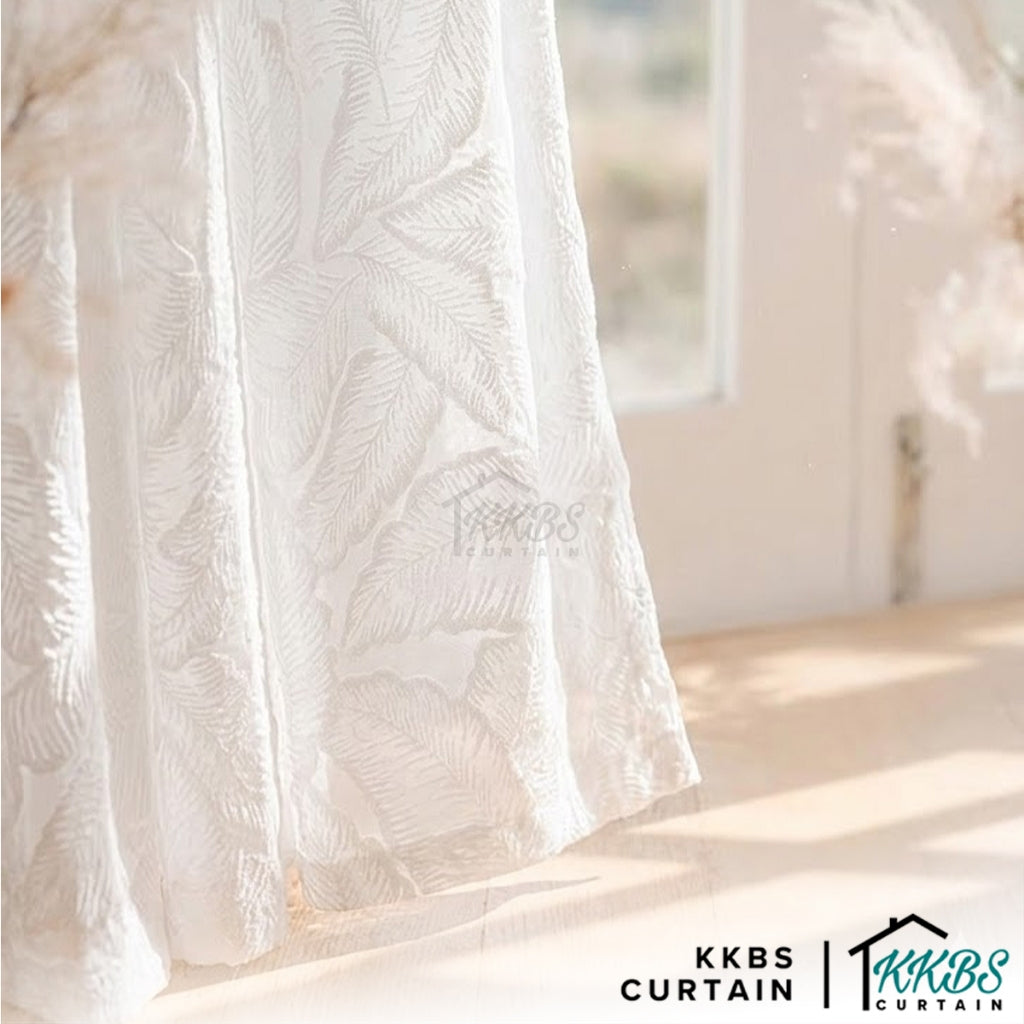 Alvera Sheer Curtain / Net Curtain Ready Made French Pleat Hook & Ring Eyelet