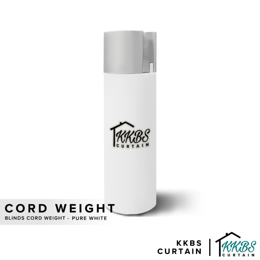 Blinds Cord Weight - Pure White