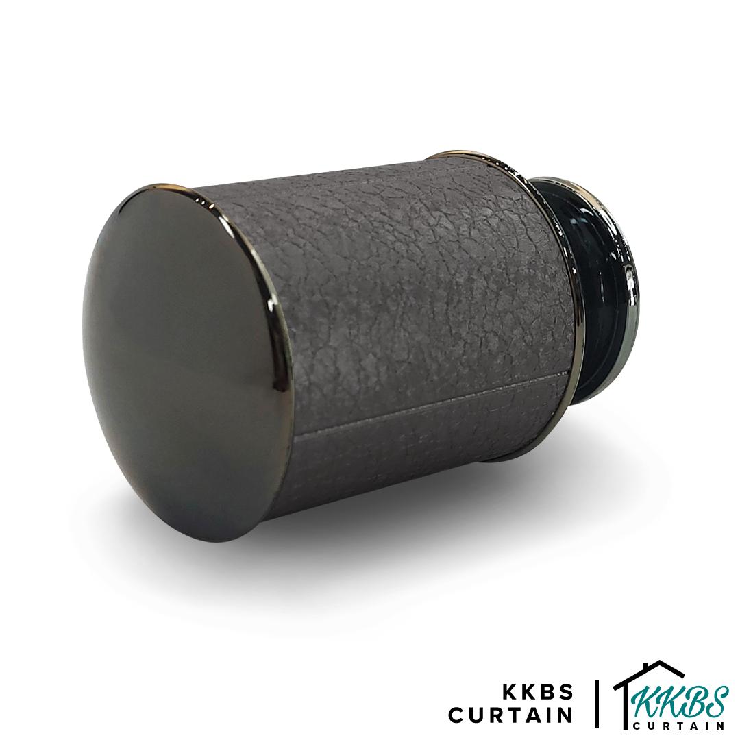 Luxstony Curtain Rod Finial / End Cap Space Grey