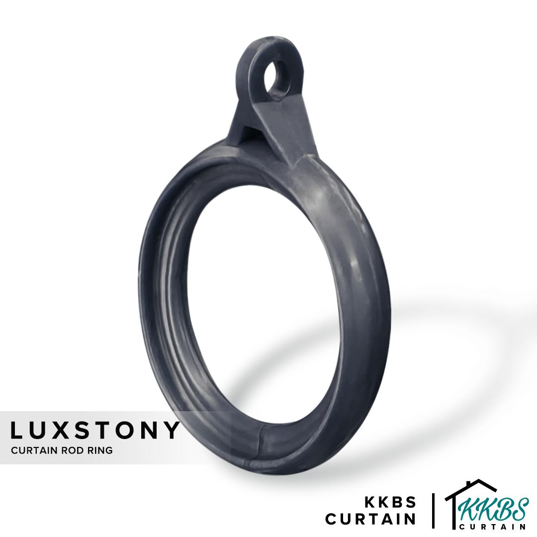 Luxstony 窗帘杆环 深空灰色