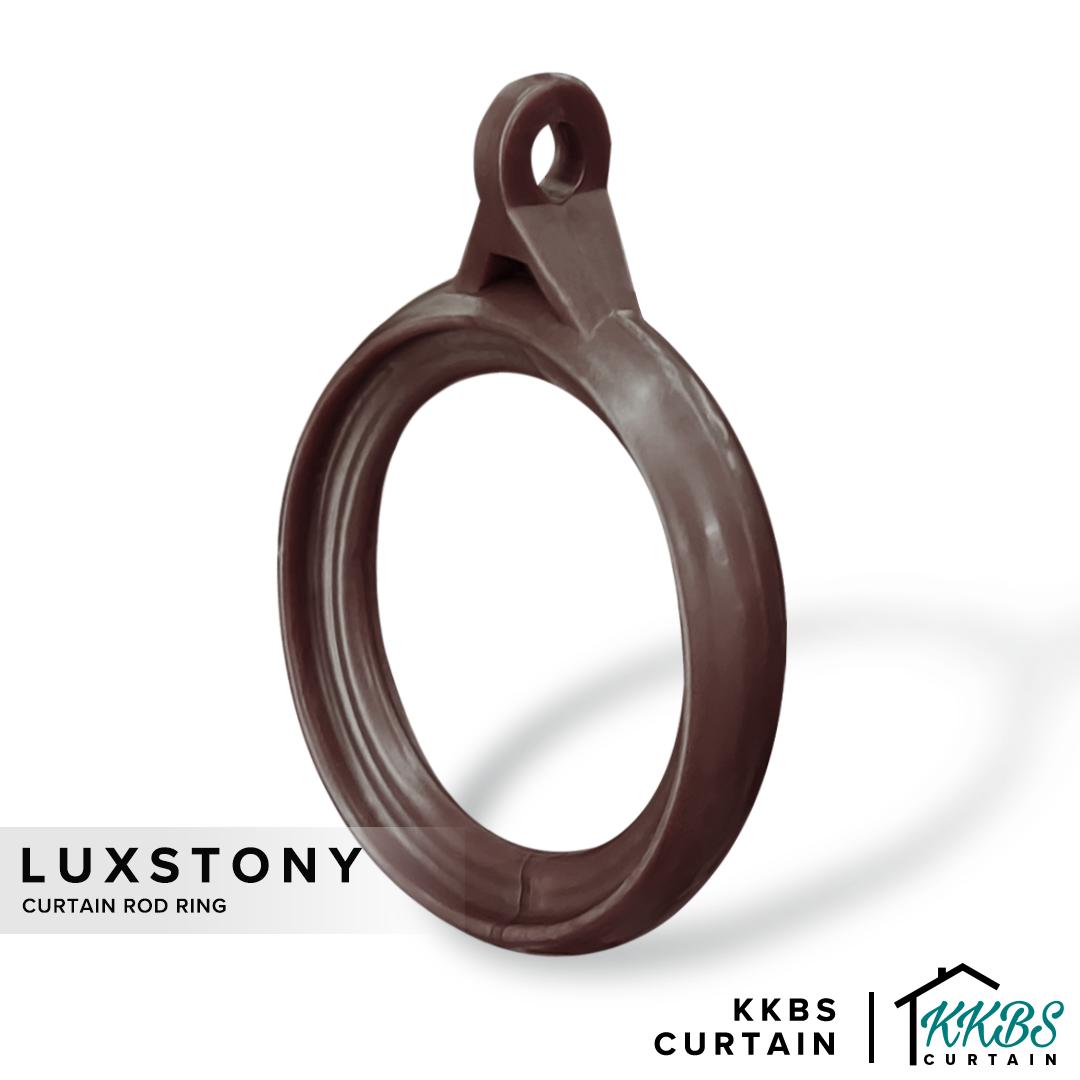 Luxstony Curtain Rod Ring Mocha
