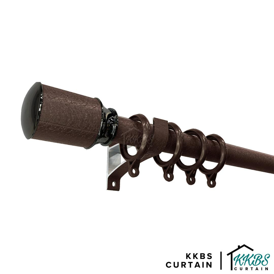 Luxstony Curtain Rod Ring Mocha