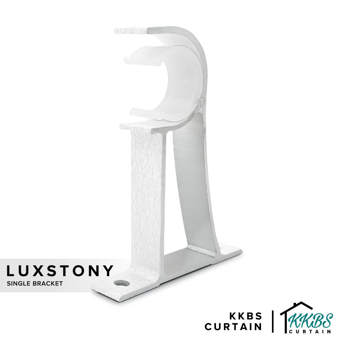 Luxstony 窗帘杆单支架瓷白色