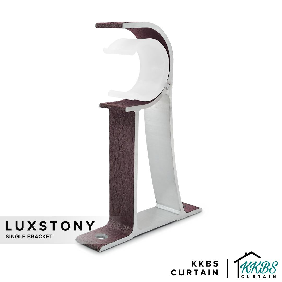 Luxstony 窗帘杆单支架摩卡