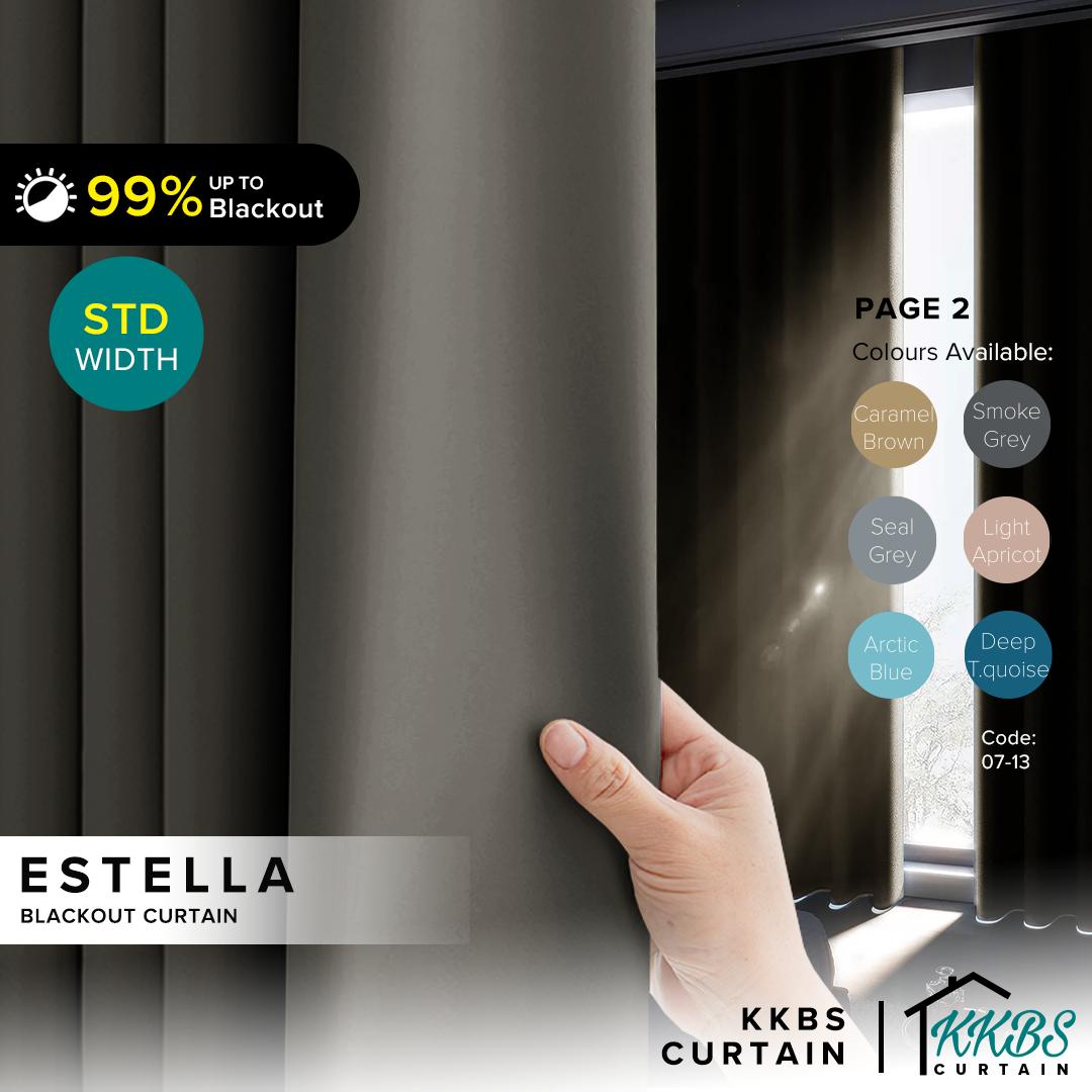 Estella Langsir 90 - 99% Blackout Siap Jahit (Page 2)