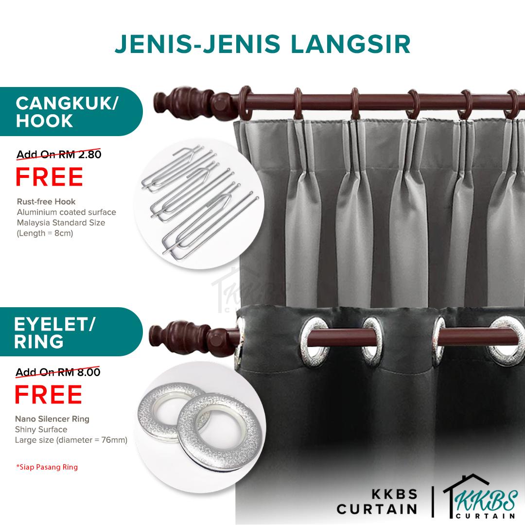 Estella Langsir 90 - 99% Blackout Siap Jahit (Page 3)