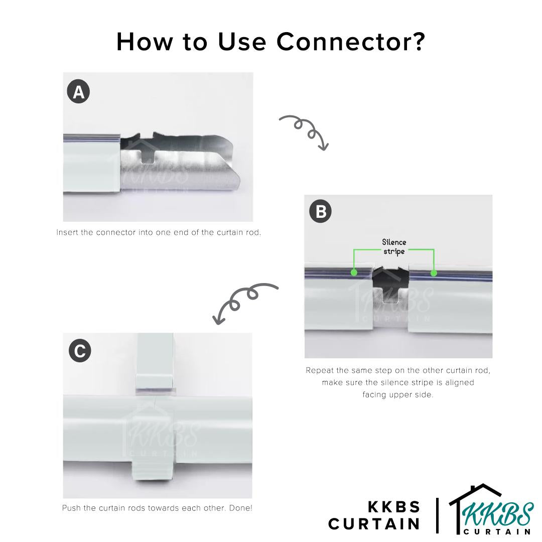 Morandy 窗帘杆双杆全套