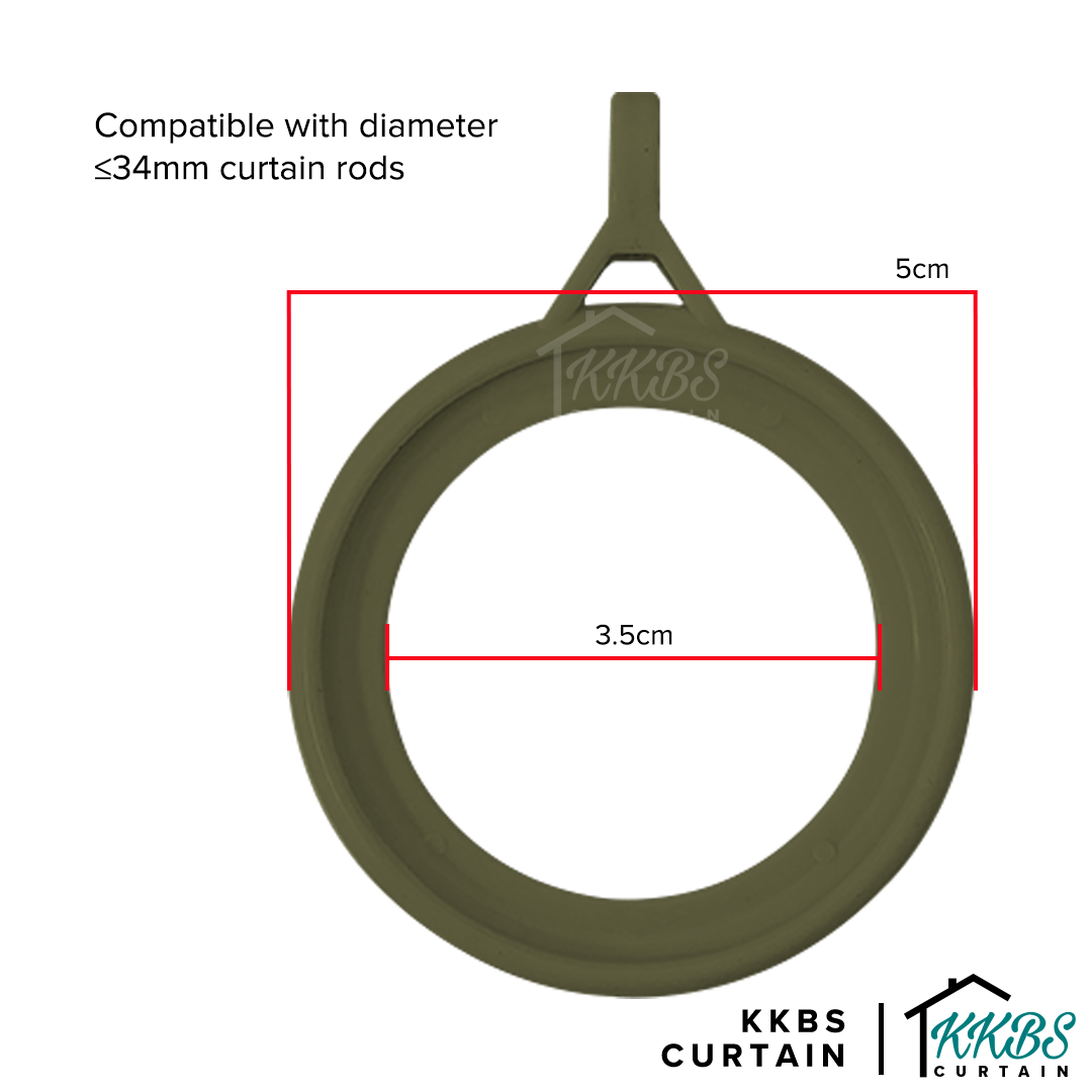 Morandy Curtain Rod Ring Luxury Champagne Colour