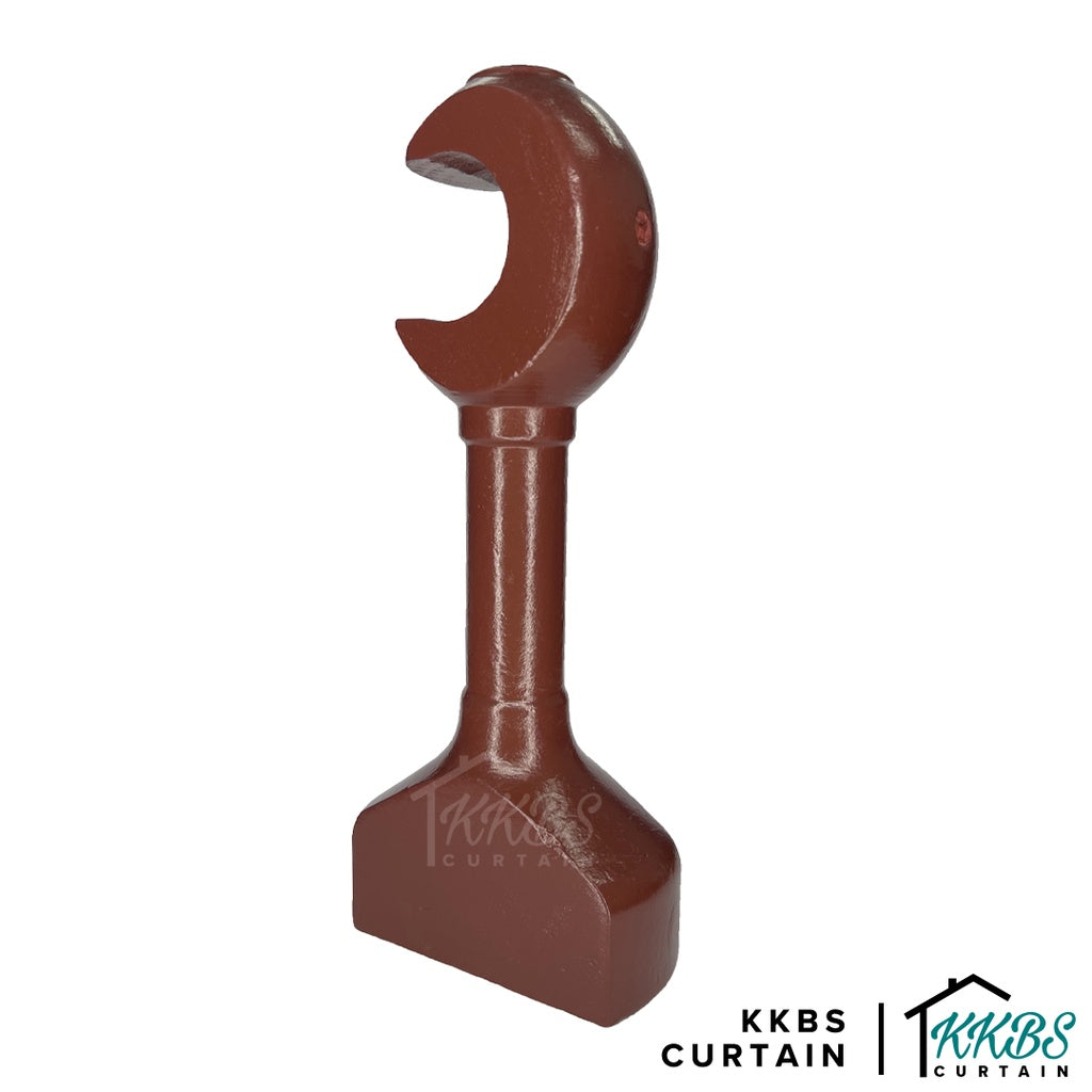 Cassedy Bracket Single Panjang Warna Mahogani Asli