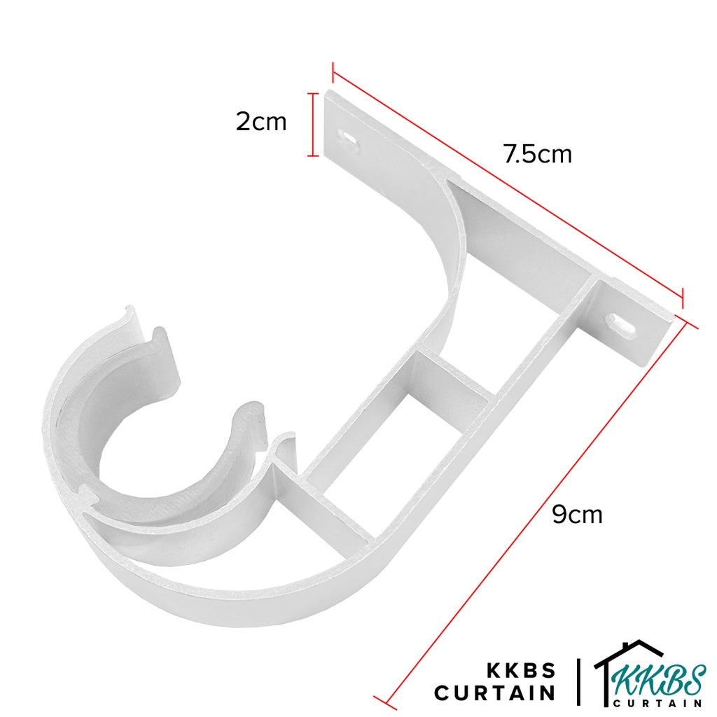 Morandy Bracket Siling Single Putih Mutiara