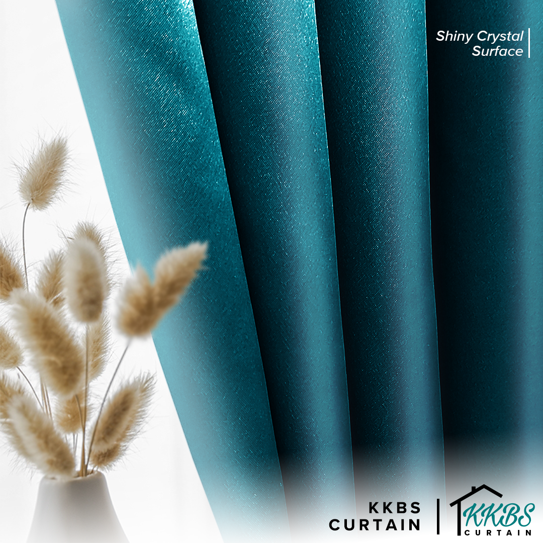 Crystella Langsir Semi Blackout Siap Jahit