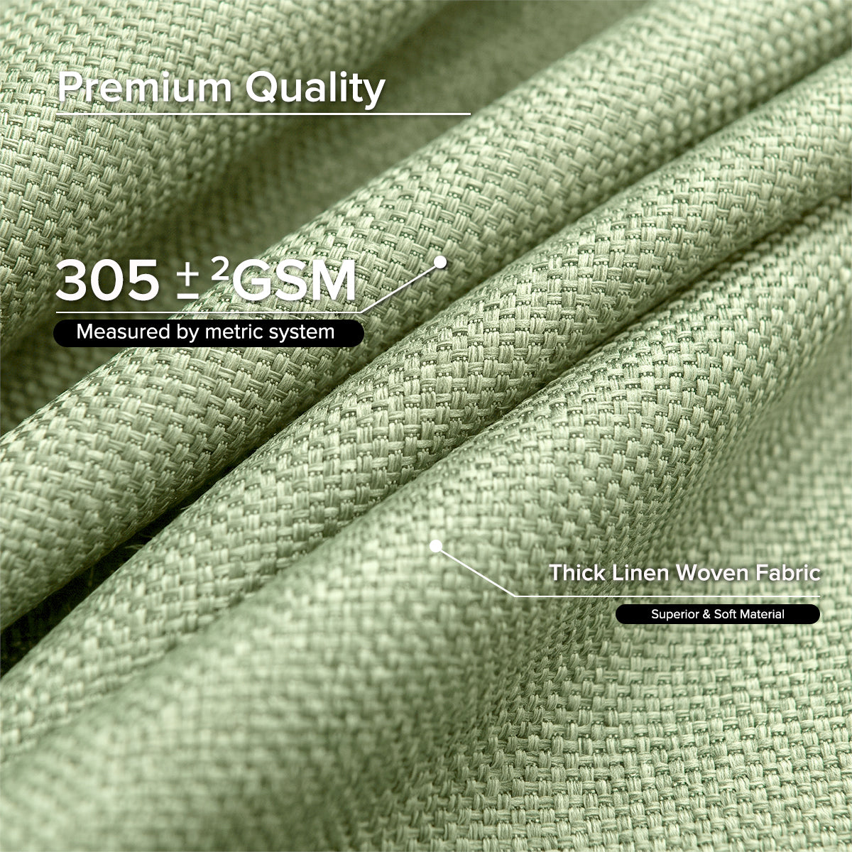 Mirelli 95-99% Blackout Ready Made Curtain - Standard Width