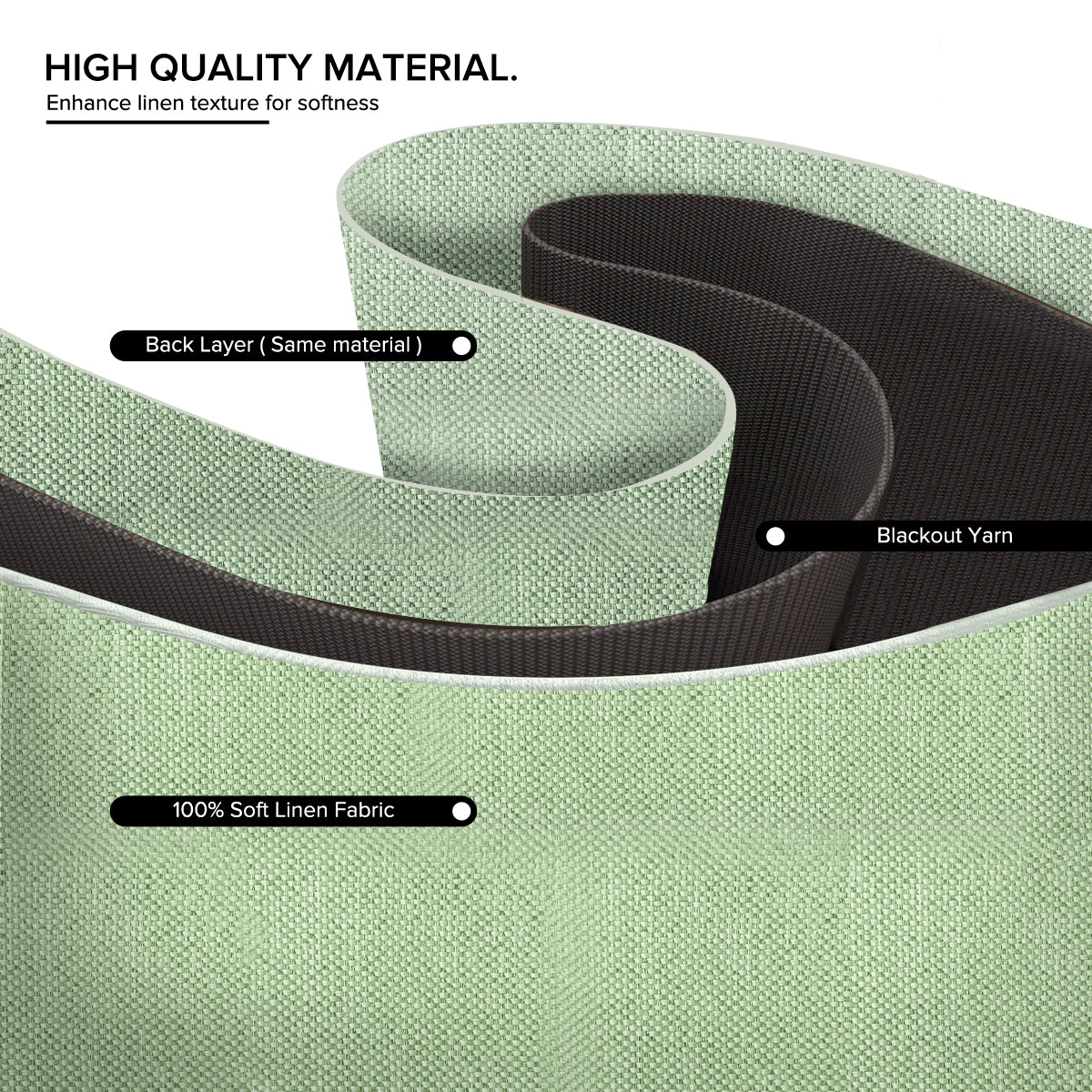 Mirelli 95-99% Blackout Ready Made Curtain - Standard Width