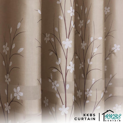 [BUY 1 FREE 1]  Lavinia Semi Blackout Curtain Ready Made