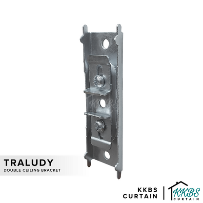Traludy 窗帘轨道顶装双支架