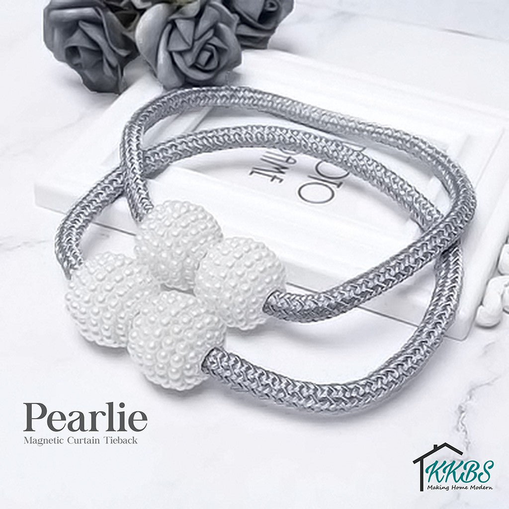 Pearlie Tali Pengikat Langsir Magnetik Berbentuk Mutiara