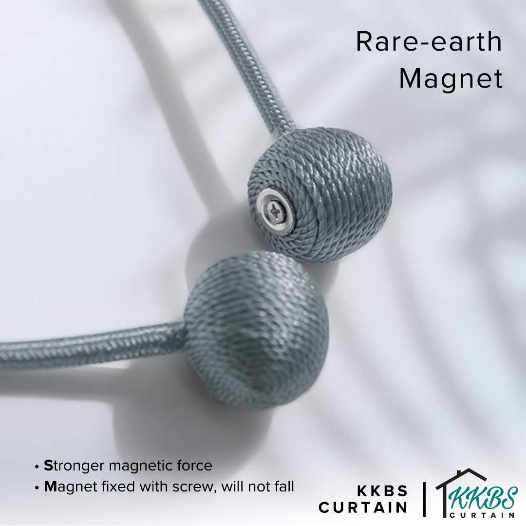 Ellie Tali Pengikat Langsir Magnetik Berbentuk Earbud