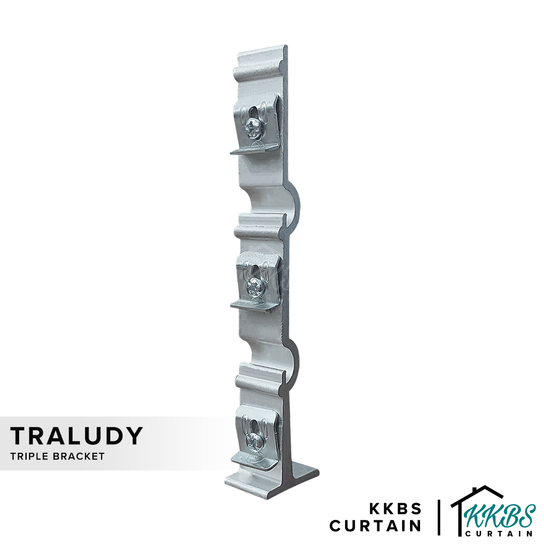 Traludy 窗帘轨道三重支架