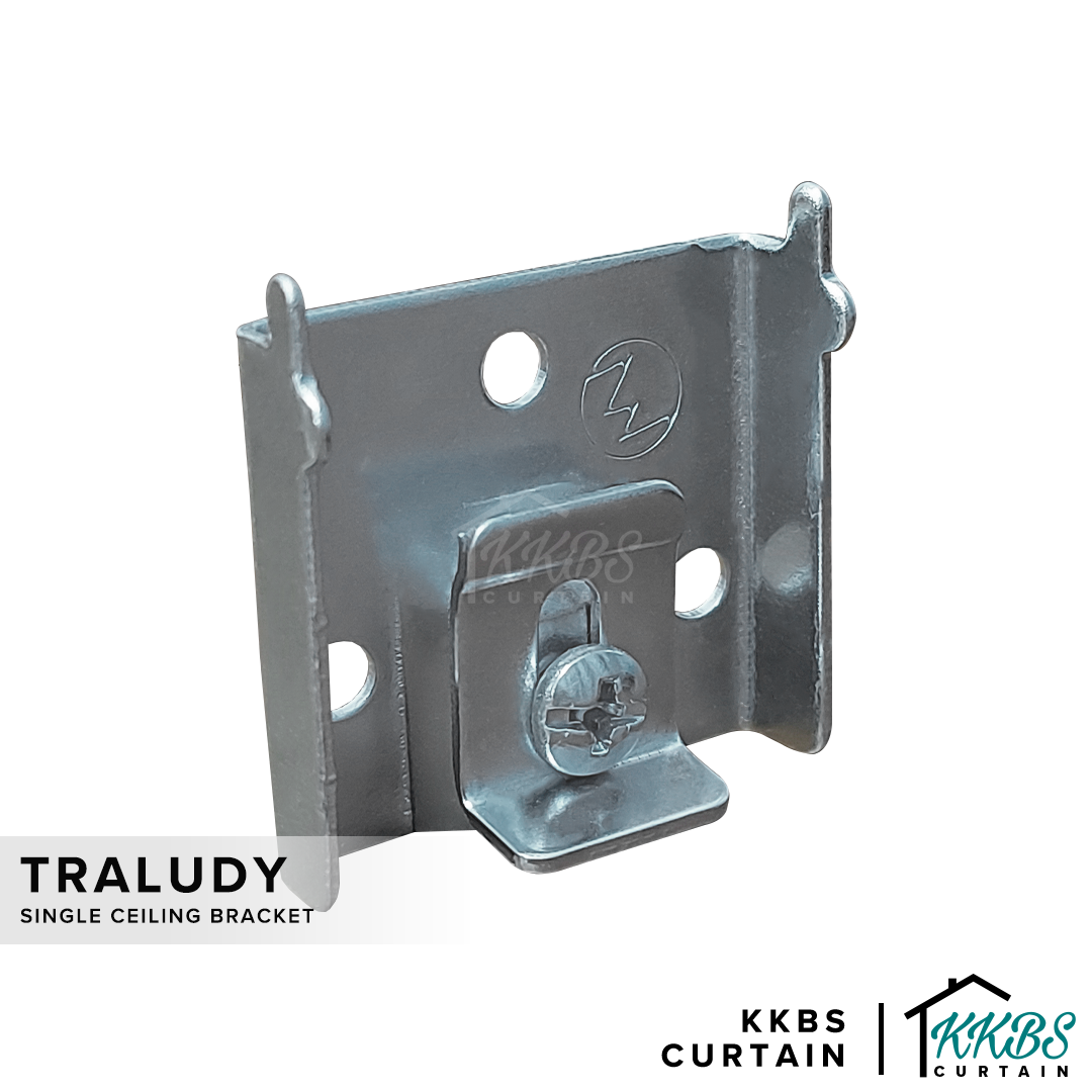 Traludy 窗帘轨道顶装单支架