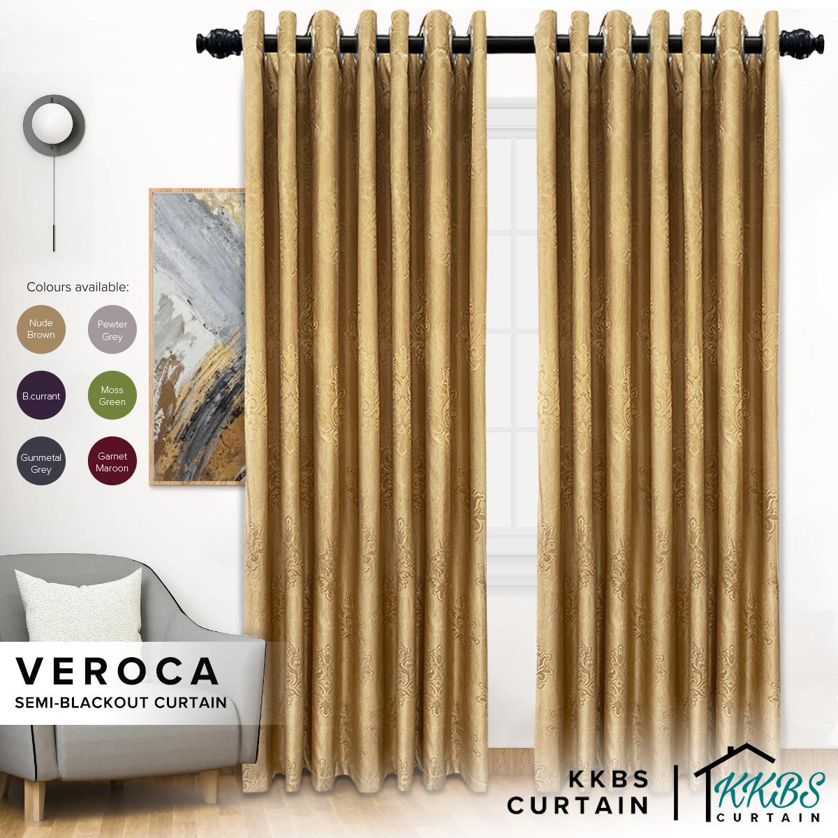 Veroca 半遮光窗帘成品